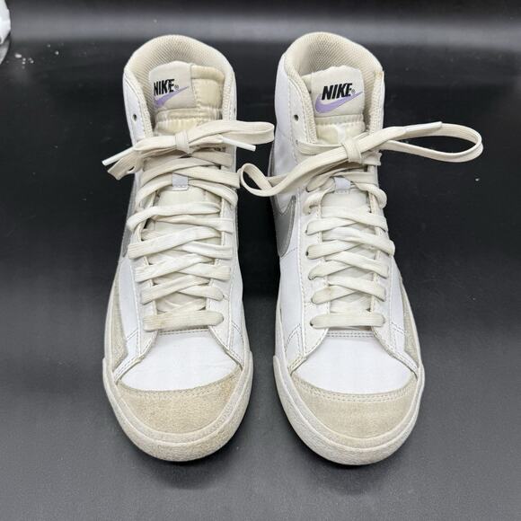 Nike Blazer Mid '77 GS Sneaker Youth Size 6Y Womens 7.5 White Silver DA4086-101 - Picture 3 of 7